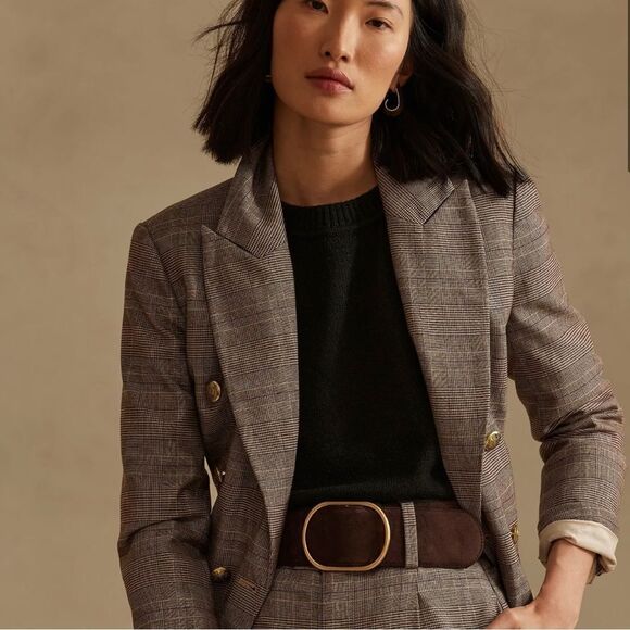 BANANA REPUBLIC Essential Crew Neck Sweater, Black, Size Medium - Picture 1 of 11